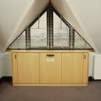 'Horizontal' 'Wiskaway'® 6000H Wallbed - folded away