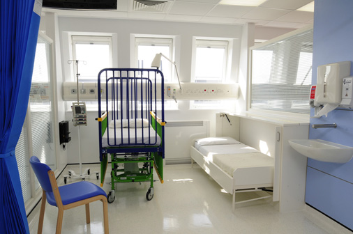 Alder Hey children's Hospital - 'Wiskaway'® 7500H Wallbed with matching 7600H locker - closed